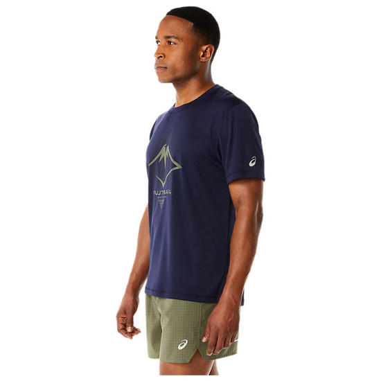 Asics Ανδρική κοντομάνικη μπλούζα Fujitrail Logo SS Top